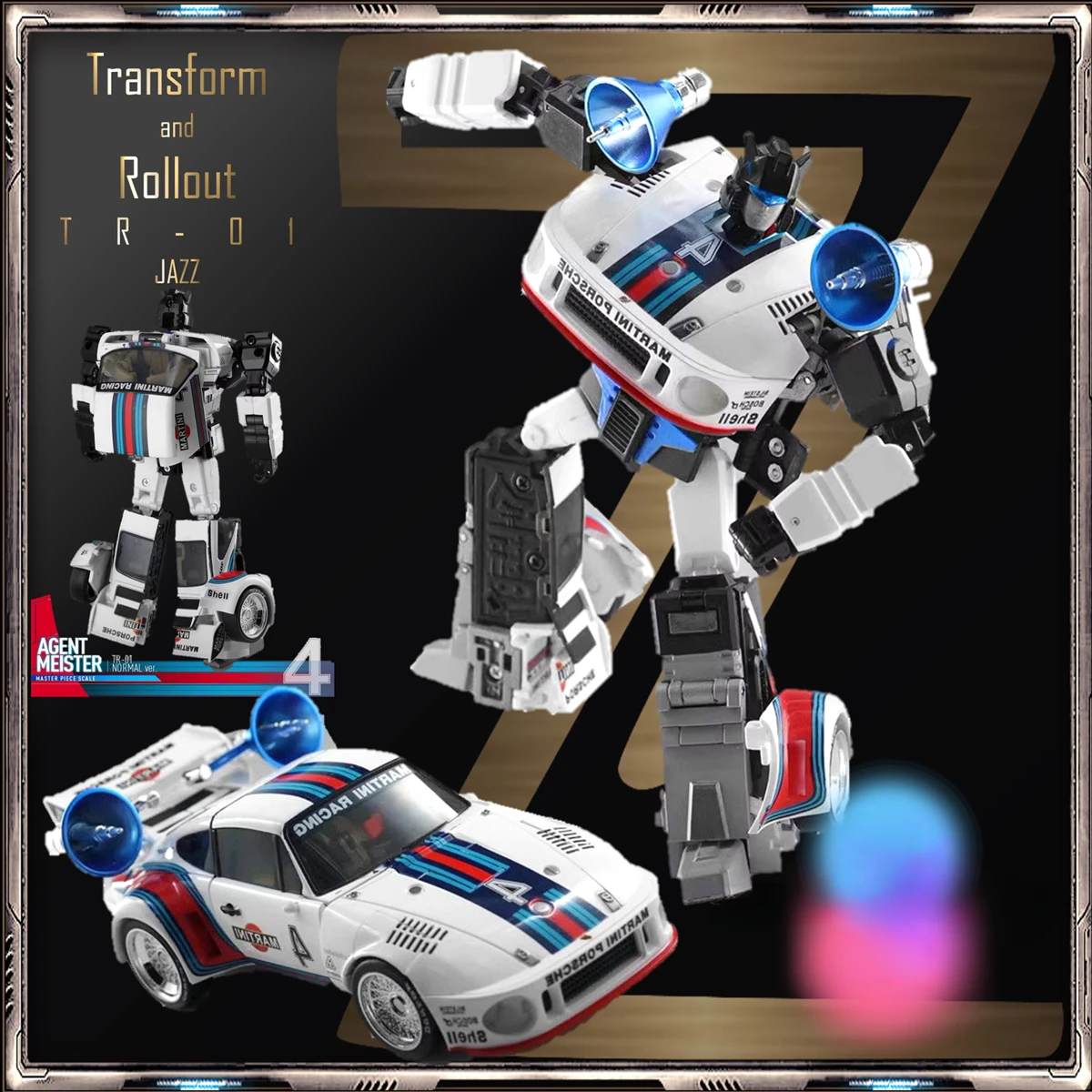 

In Stock Transformation Rollout TnR TR-01 TR01 Agent Mister Jazz Car G1 Series Action Figure Action Figure Robot Model Toys