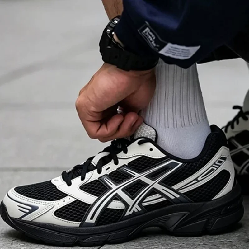 Unisex ASICS GEL-1130 Black Cream Retro Shoes 1203A609-001 GEL
