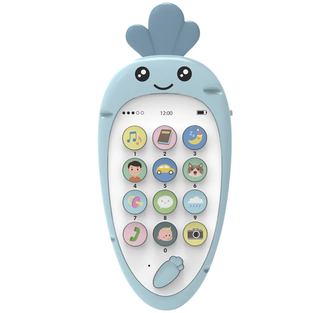 

Intelligent Early Childhood Smart Phone Baby Phones for Kids Abs Radish Shape Toy