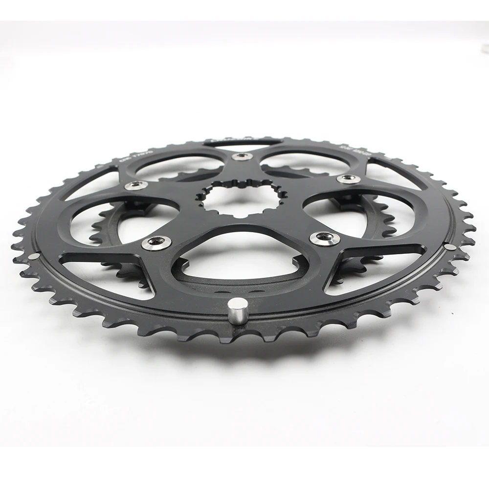 CRUZbike Road Bike Chainring 50-34T Chain Wheel Double Disc Bicycle Crown For 9/10/11/12 Speed Crankset