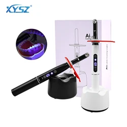 5W Cordless LED Dental Curing Light 2400 mW/cm² Dental Polymerize Resin Cure Lamp Colorful Orthodontics Dentistry Equipment