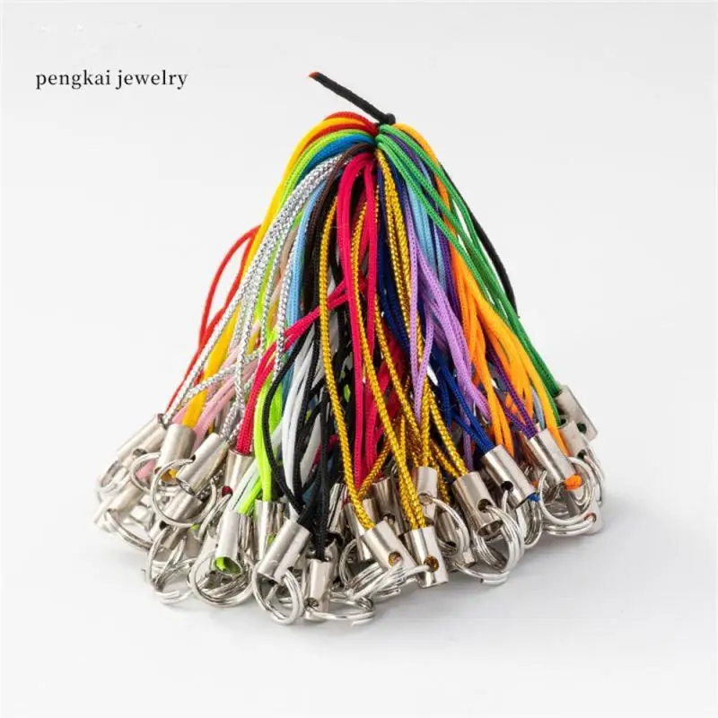 Cordino per anello per telefono, cinturino per anello diviso, cordoncini per ciondoli per anello mobile fai da te, cellulare, unità USB, portachiavi, creazione di gioielli