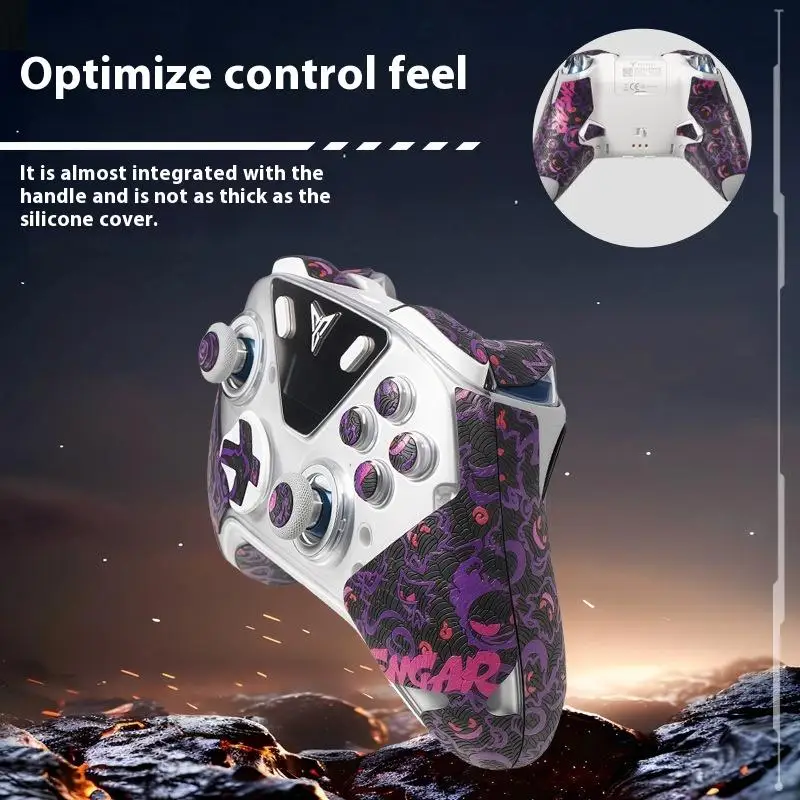 Anti-Rutsch-Aufkleber für Flydigi Vader 3 Pro Flydigi Vader 4 Pro Wireless Game Handle Gaming Griffknöpfe Rutschfestes Klebeband-Set