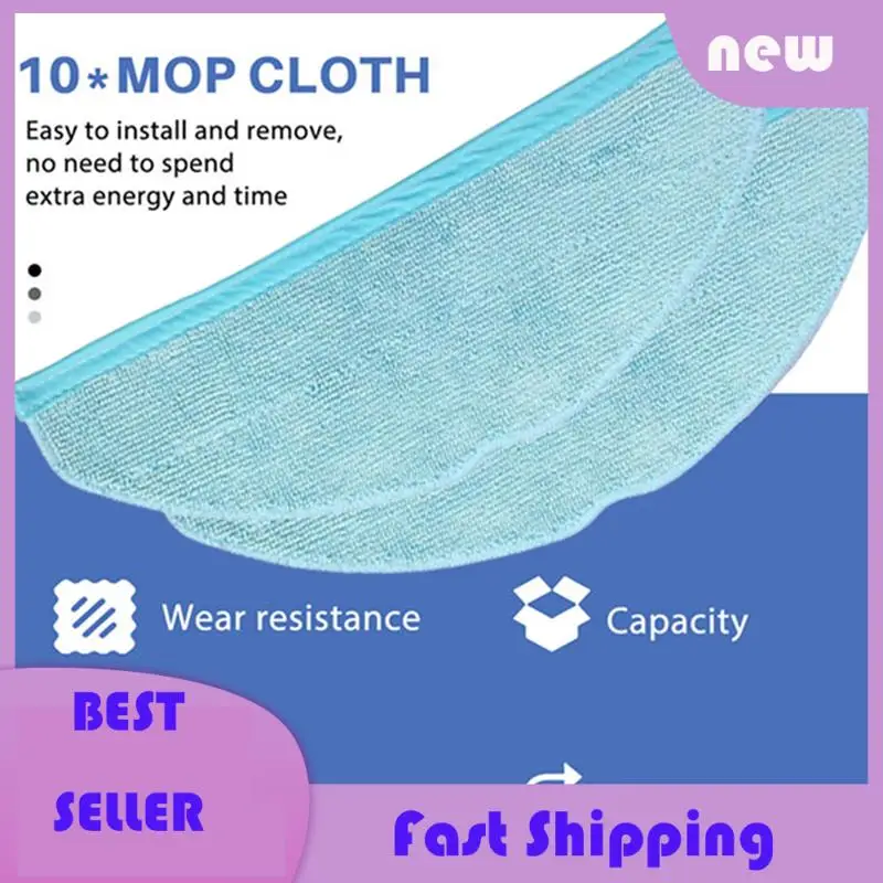 

Necessary 10PCS Mop Cloth Pads For Homerun Serie 7000 XU7100/01 XU7100/02 Replacement Parts Household Cleaning Accessori