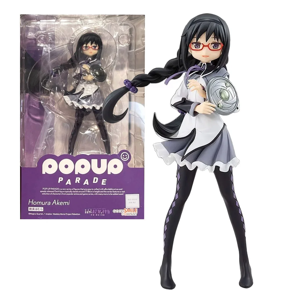 17CM Akemi Homura Figuur Anime Puella Magi Madoka Magica De Opstand Desktop Golf Model Speelgoed Gift Collectie Ornamenten PVC