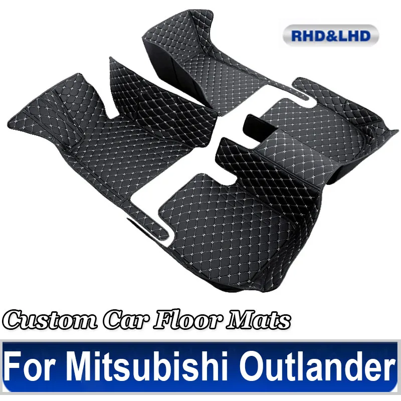

Ковры автомобильные коврики для Mitsubishi Outlander 2018 2017 2016 2015 2014 2013 5-местные автомобильные внутренние чехлы автомобильные транспортные средства