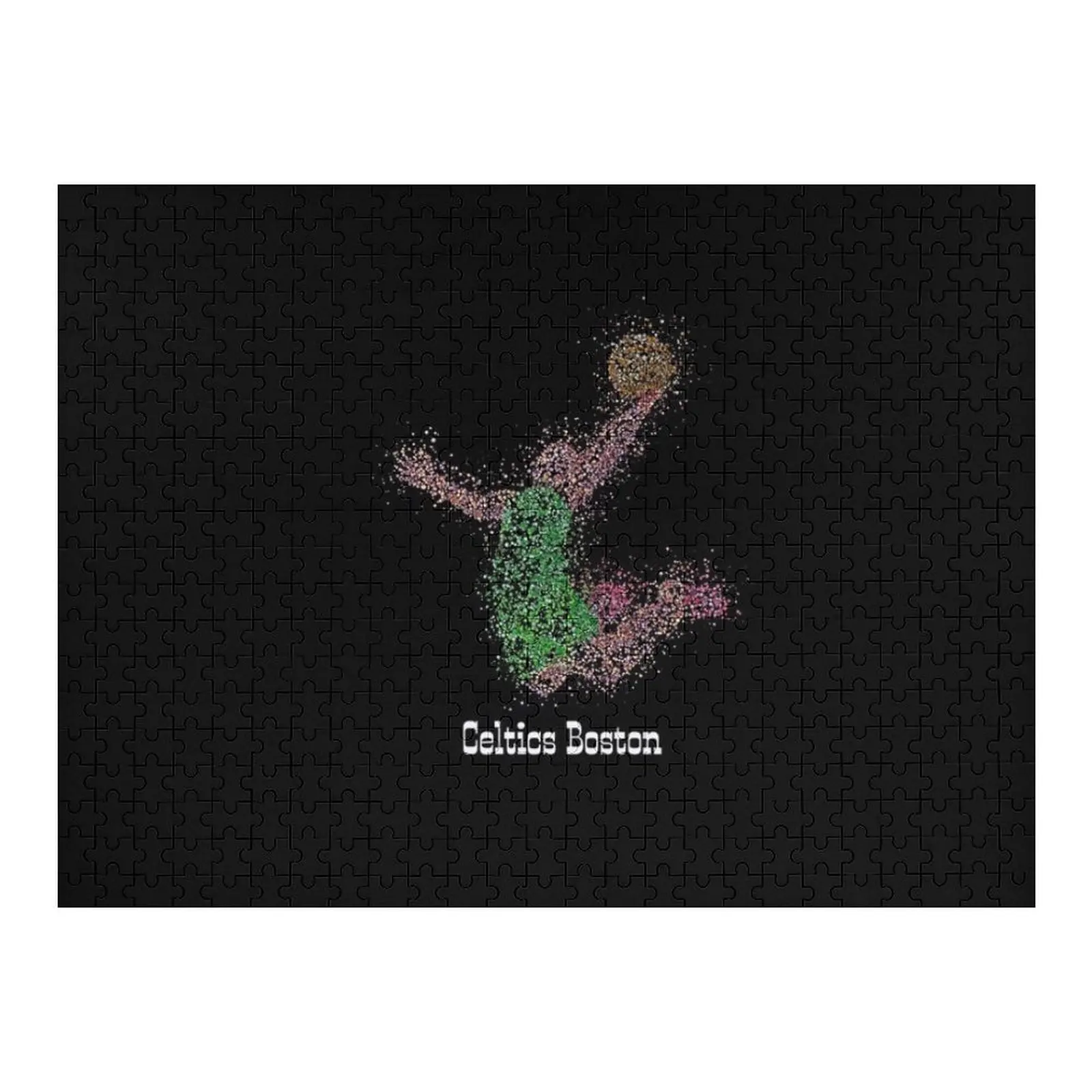 

Селтикс Бостон Баскетбольная головоломка Персонализированный детский предмет Настраиваемый подарок ребенку Персонализированный подарочный пазл