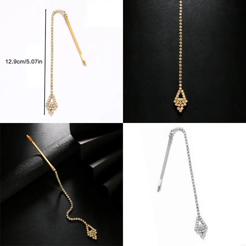 

72XE Exotic Forehead Pendant Head Jewelry Women Theme Event Luxurious Chain Decorats