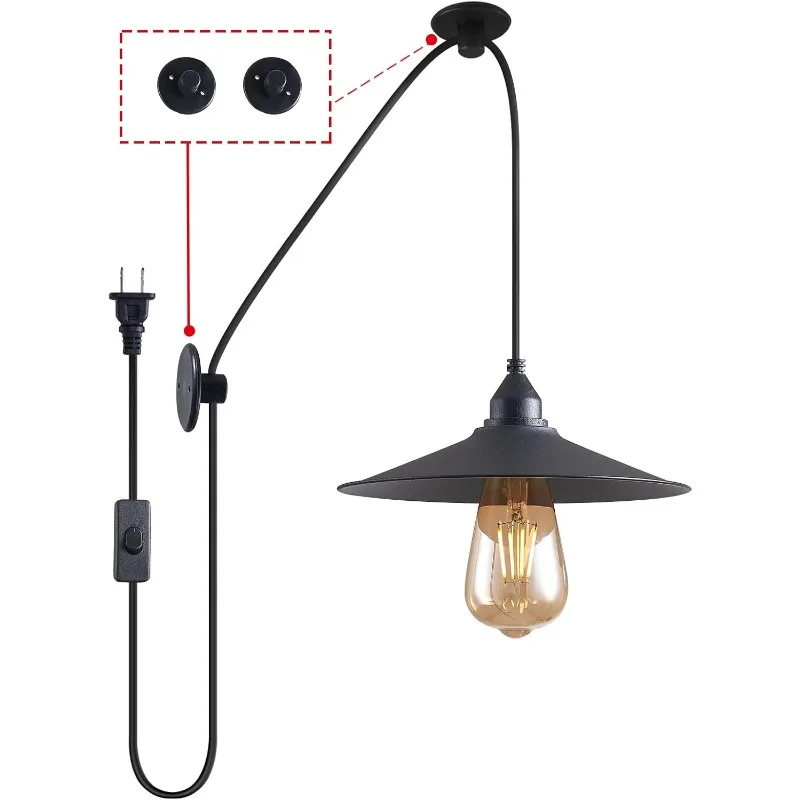 

Hanging Lamp with Plug in Cord Outdoor Lamps for Patio Waterproof Waterproof Pendant Light with Plug Outdoor Lamps