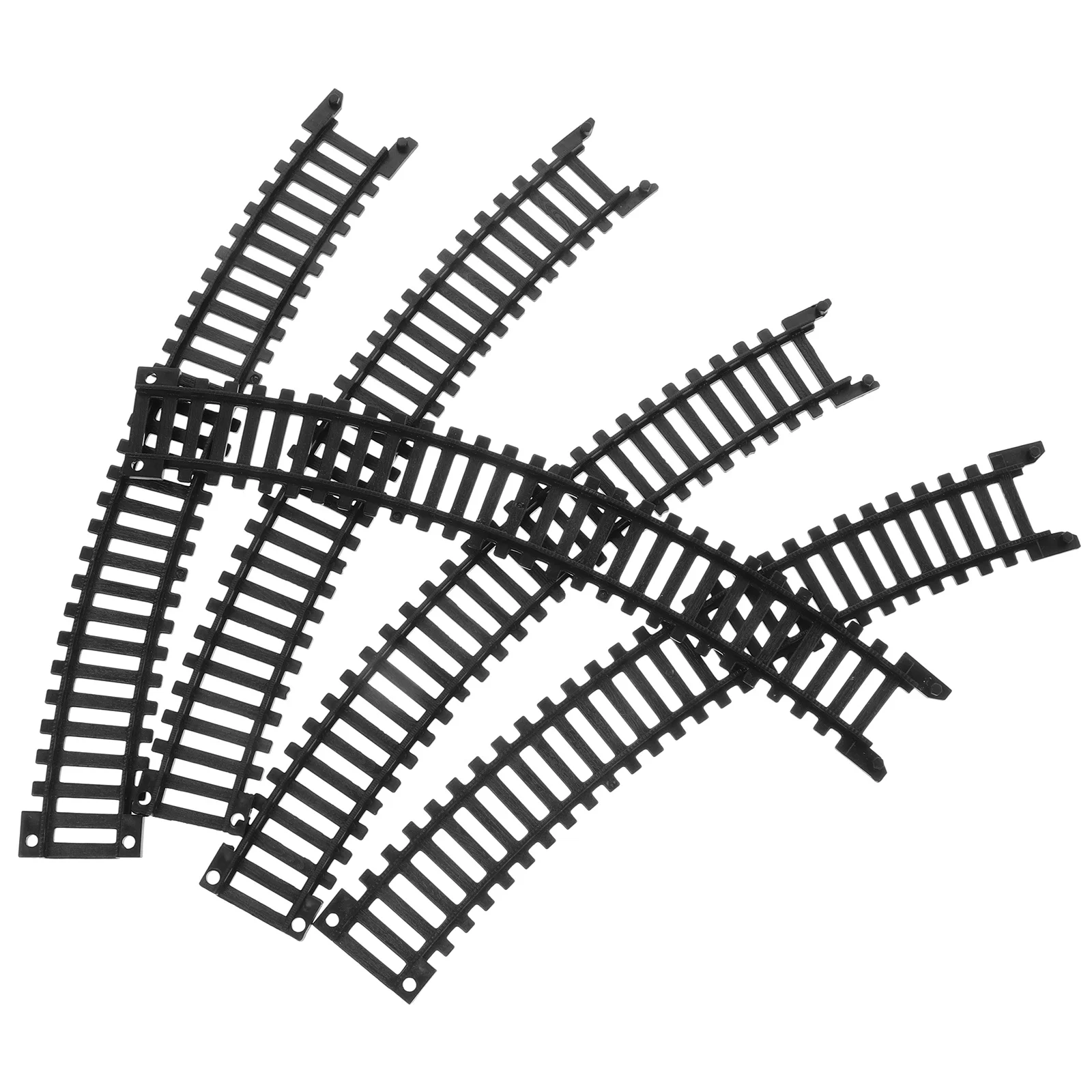 Ensemble de rails ferroviaires électriques pour enfants, 5 pièces, Train réaliste à grande vitesse avec fonction de course automatique, extension de rails droits