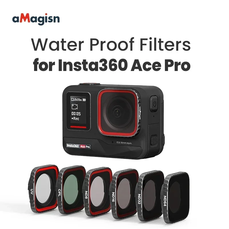 For Insta360 Ace Pro Waterproof Filter Uv /cpl/ Nd Filter Action Camera For Insta360 Ace/Ace Pro Filter