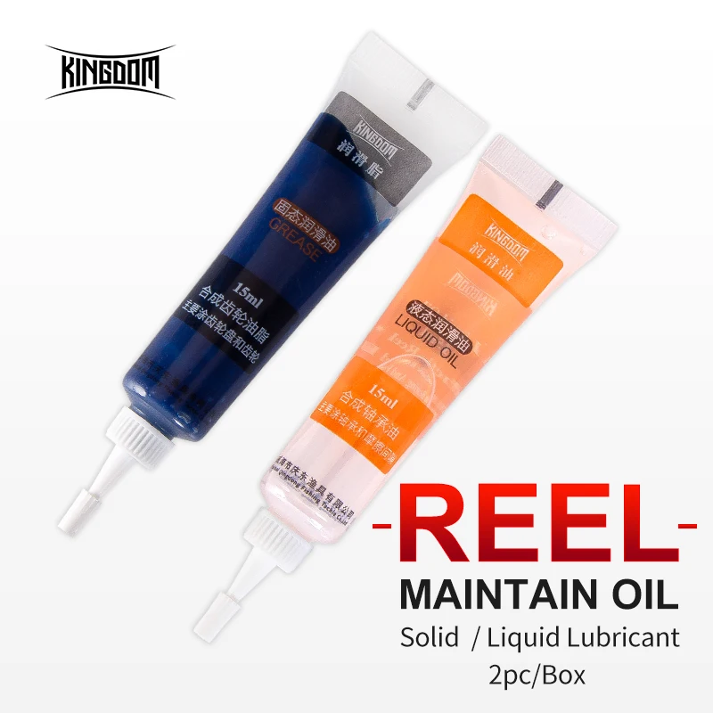 Kingdom moulinets de pêche graisse de protection roulement lubrifiant pour le lancer filature moulinet de pêche entretien huile outil de pêche