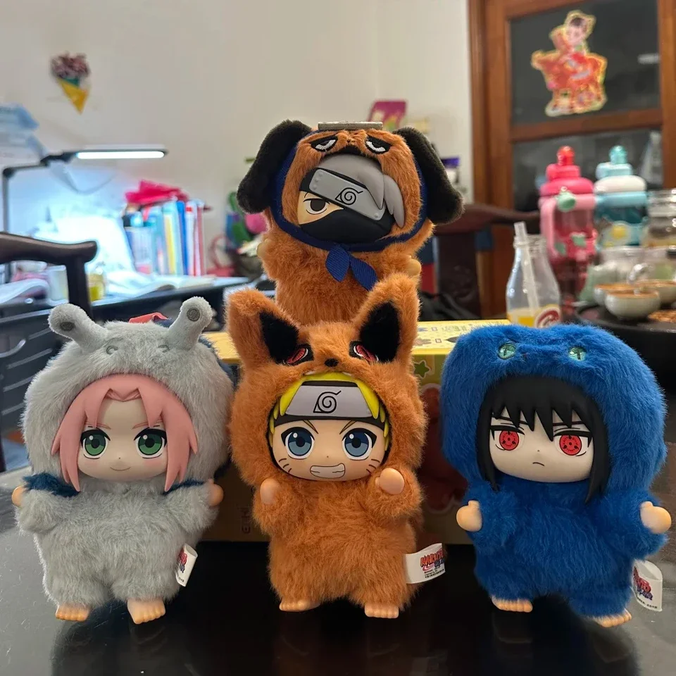 EAKI Naruto Blind Box Shippuden Party Series Uzumaki farcito Shippuden originale peluche figura ornamento collezione di giocattoli regali-@