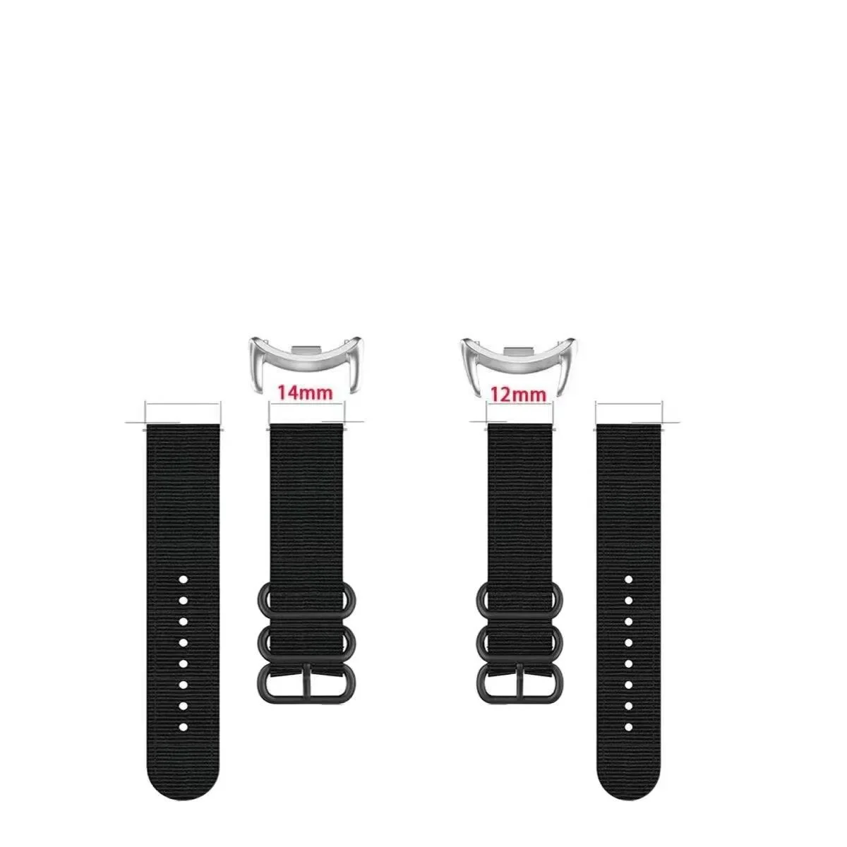 

For xiaomi Band 8 9 10 band8 band9 band10 Adapter 12mm 14mm Connector Watchband Strap Metal Alloy Bracelet Accessories