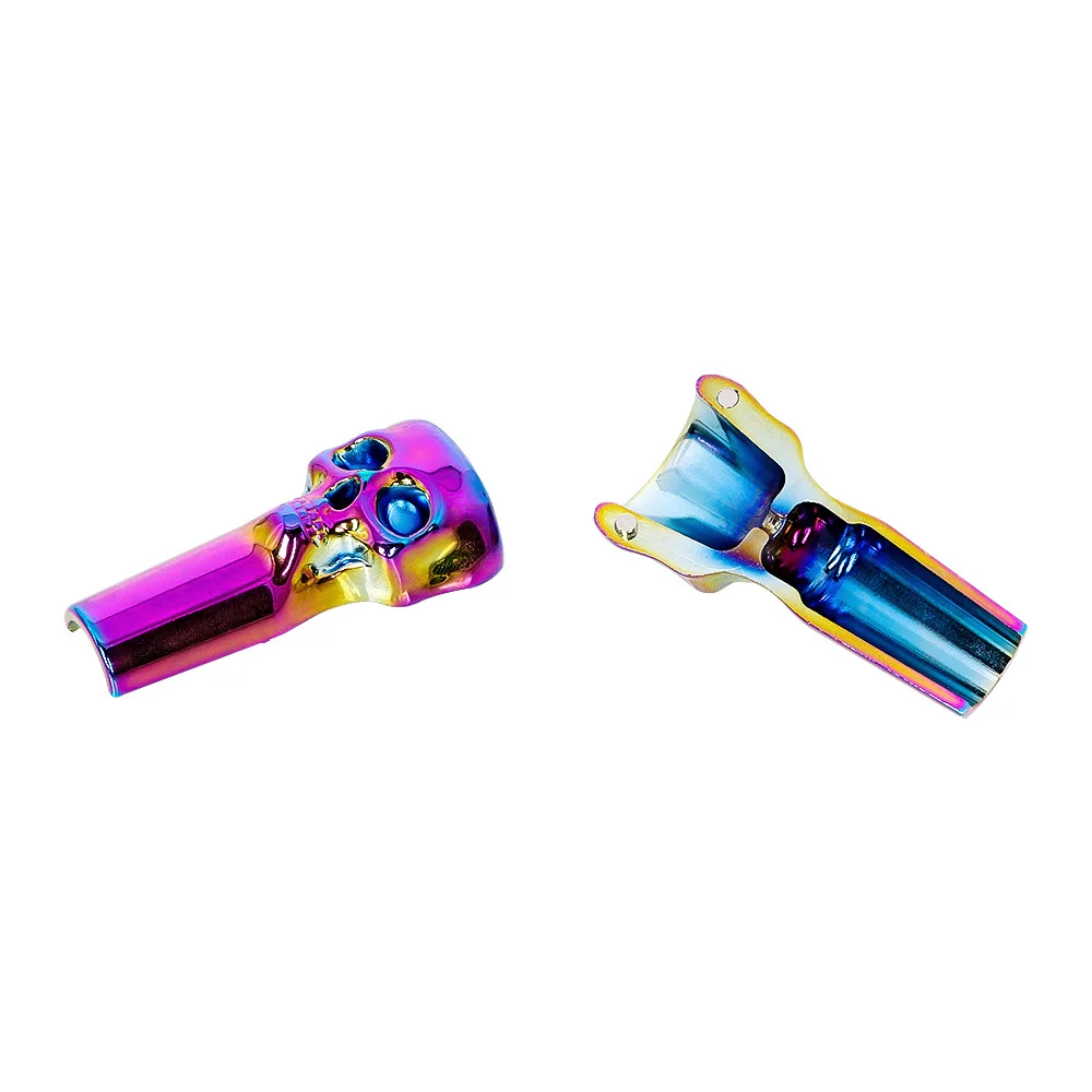 19mm Aluminum Water Pipe Nozzle with Magnetic Suction - Durable Metal Hookah Mouthpiece Adapter for Smoking Accessories