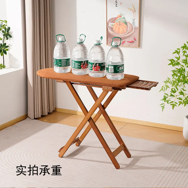 Solid wood ironing clothes board Household folding ironing clothes board rack Special ironing pad High-end