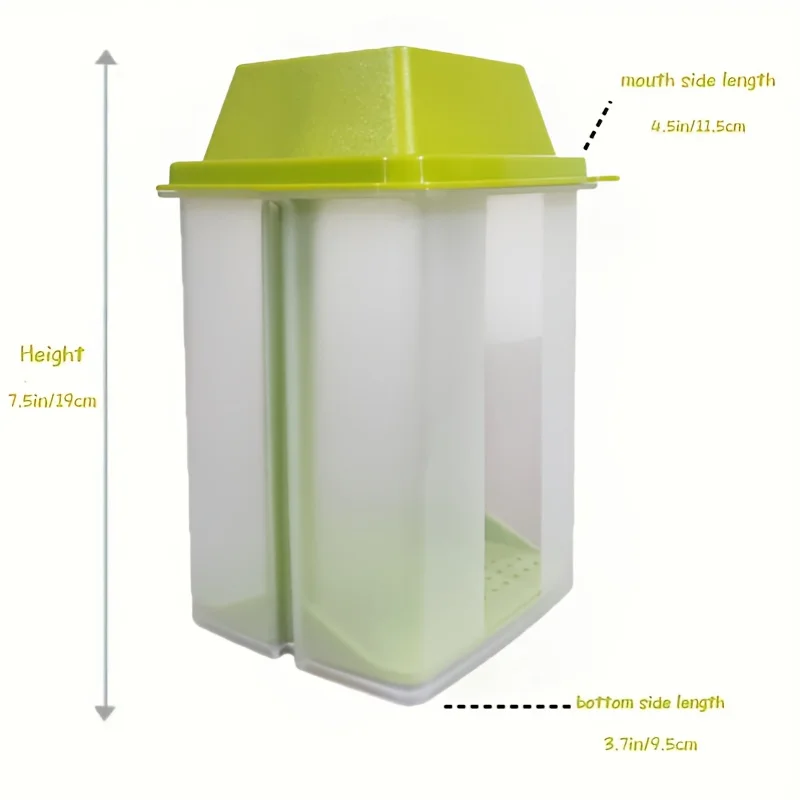 1pc Multipurpose Reusable Pickle Jar With Strainer Flip-Top Lid Pickles Container Leakproof Free Food Storage Box Refrigerator