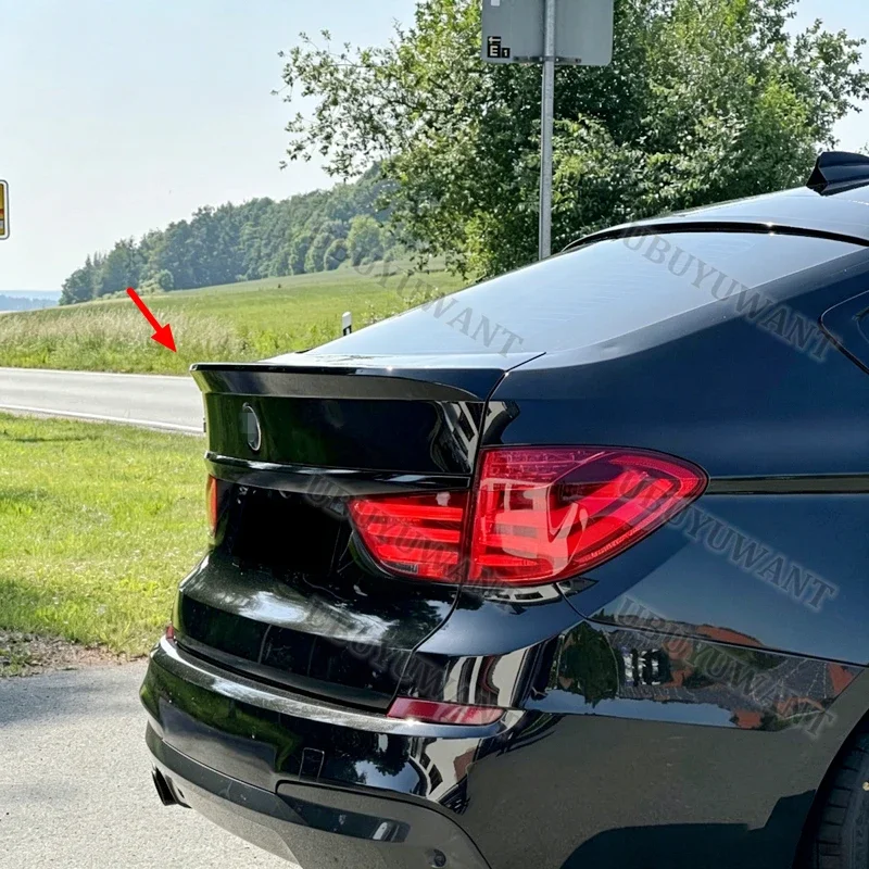Für BMW 5er GT F07 Spoiler 2010-2016 Kofferraumspoiler Dachlippen-Kit Auto Heckspoiler Flügel Exterieur-Kit