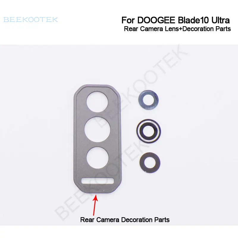 New DOOGEE Blade 10 Blade10 Pro Rear Camera Lens Sub Camera Lens With Rear Camera Decoration Parts For DOOGEE Blade 10 Ultra