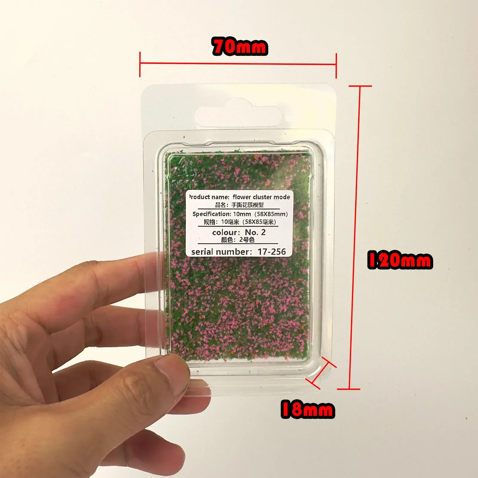 Hoogte 0.8-1CM Kunstmatige Mini Scheurbare Bloem Cluster Gras Tuft Diy Militair Model WargamingScene Ho N Trein Layout Diorama