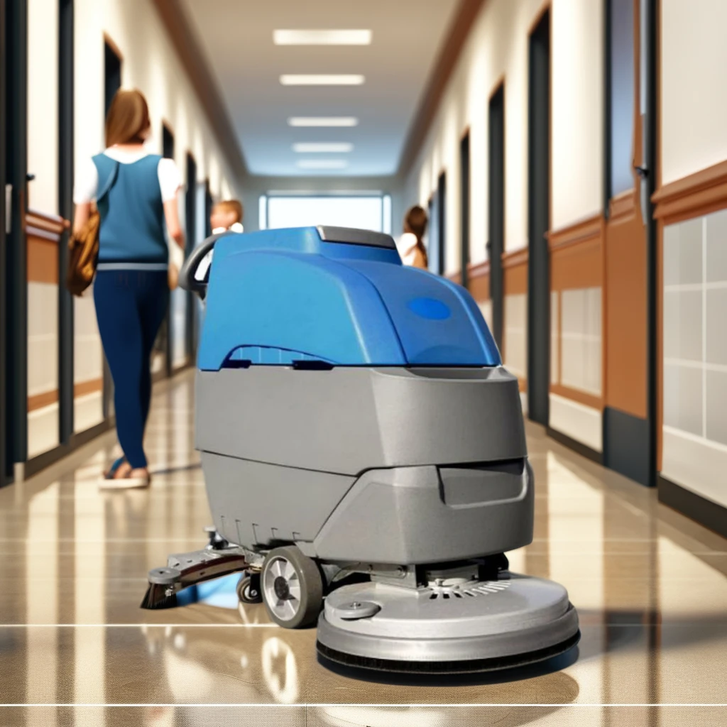 Efficient Electric Floor Washer Economical Floor Washer With Smart Motor And Gearbox Suitable For Home Or Restaurant Use