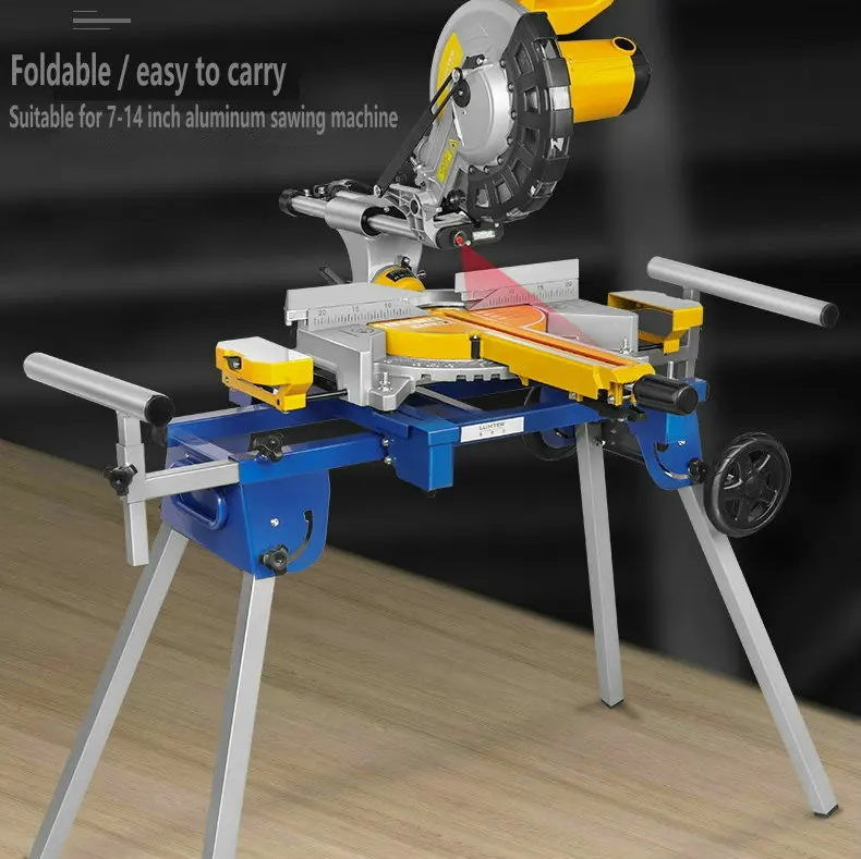 

Portable Aluminum Saw Machine Elevated Rack Bevel Cutter Press Planer Bracket Woodworking Workbench Belt Sander Mounting Rack