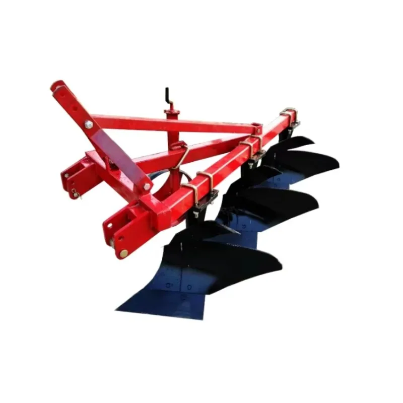 Four-wheeled Tractor With Three-share Plow Plow Machine