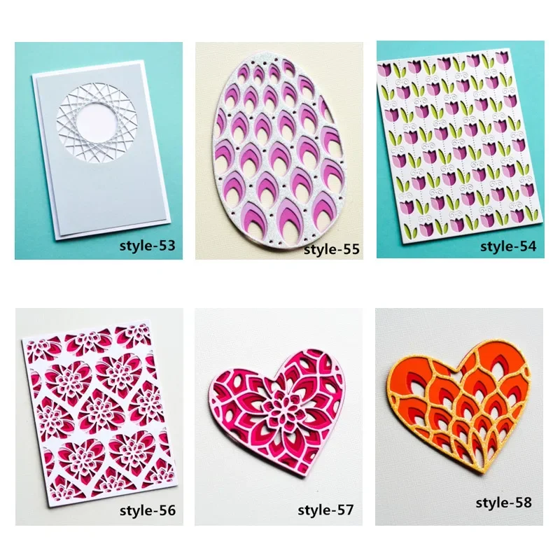 2021 DIY Birch Press Design New Layer Metal Cutting Dies Easter Heart Flower Scrapbooking For Paper Embossing Frame Card Craft