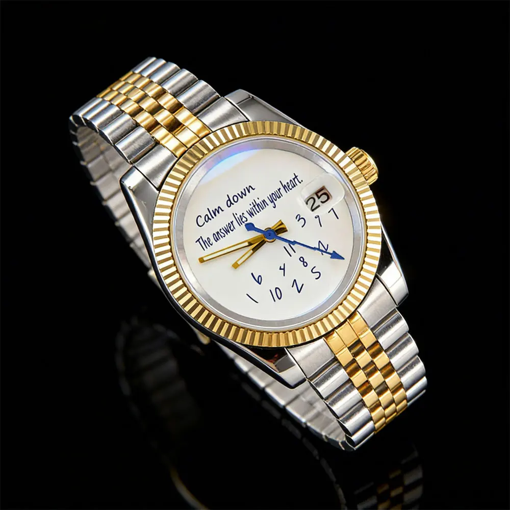 

Мужские часы 39 мм, NH35, автоматический механический механизм, сапфировое стекло, водонепроницаемые часы из нержавеющей стали.