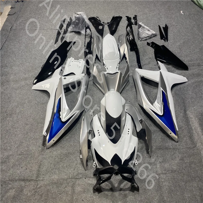 

white black gray color ABS Fairings Kit Fit For SUZUKI GSX-R600 GSX-R750 08 09 10 R600 R750 GSXR 600 750 2008 2009 2010 Fairing