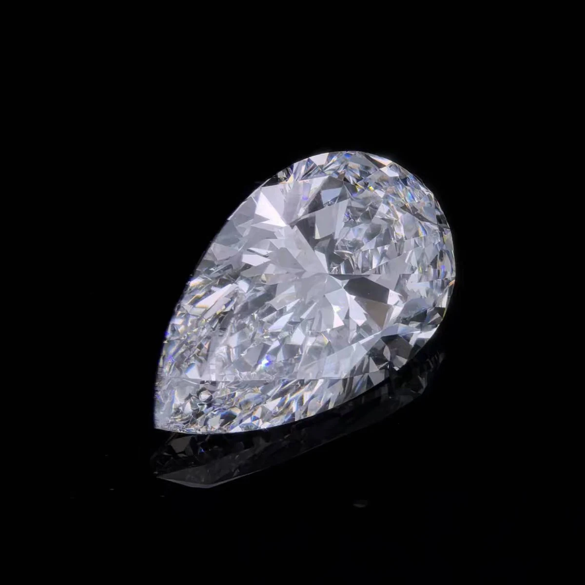 Pear Shape GIA Natural Diamonds Brilliant Cut Natural Loose Diamond F/G/H Color GIA Certificate Diamonds For Fine Jewelry Made