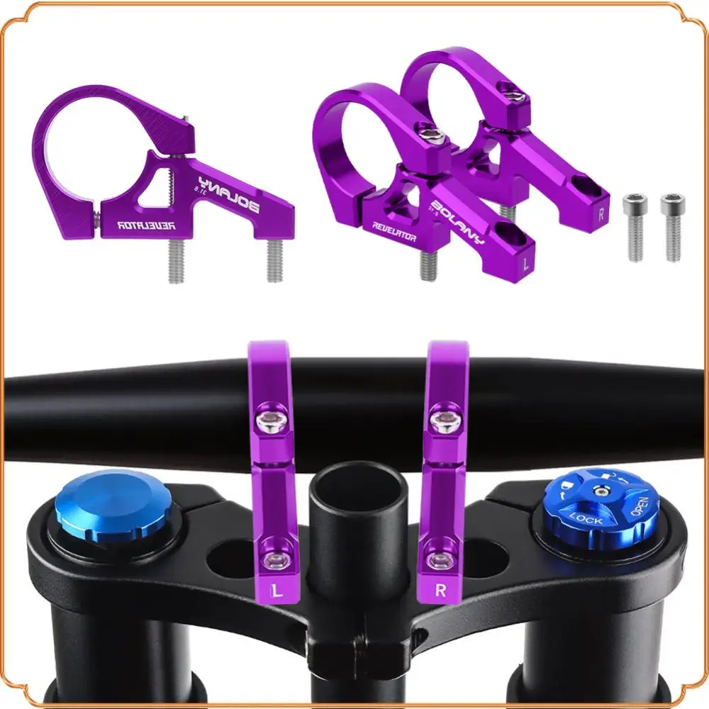 

Handlebar Riser Adjustable Handlebar Extension Mount Aluminum Alloy Bicycle Stem Lightweight Bike Stem Riser for Mountain Bike