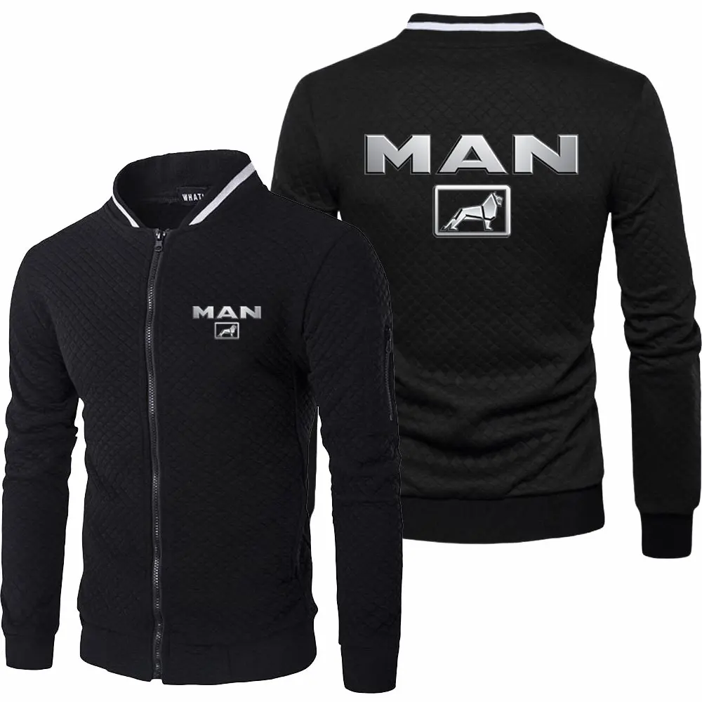 2023 New Mens MAN Truck Jacket primavera autunno manica lunga Fashion Sportswear Casual Zipper Hoody felpe maschili