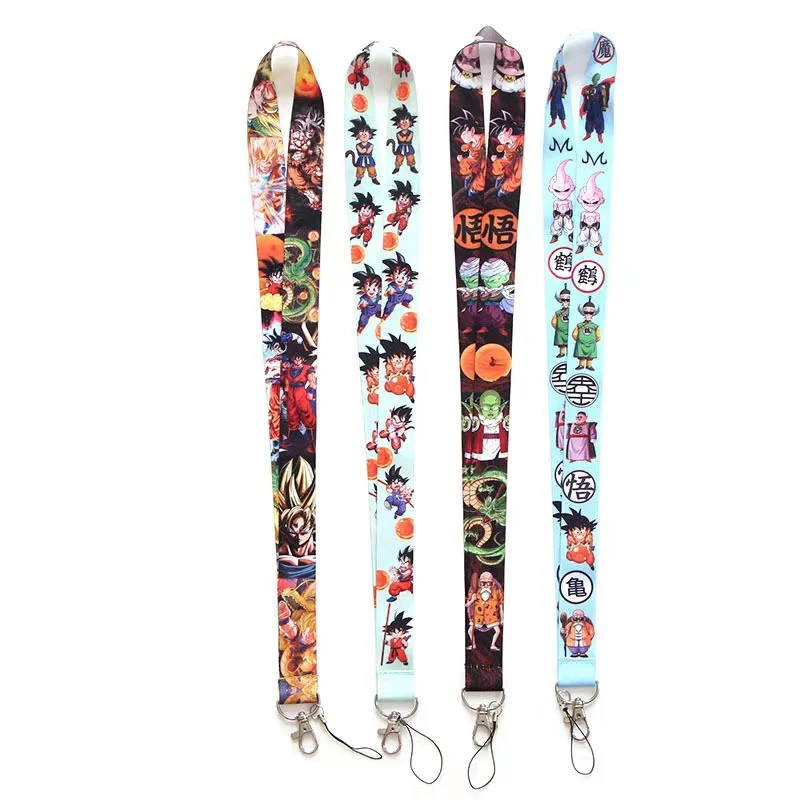 Wholesale Cartoon MINISO anime Key Lanyard ID Badge Holders Animal Phone Neck Straps with Keyring Phone Accessories