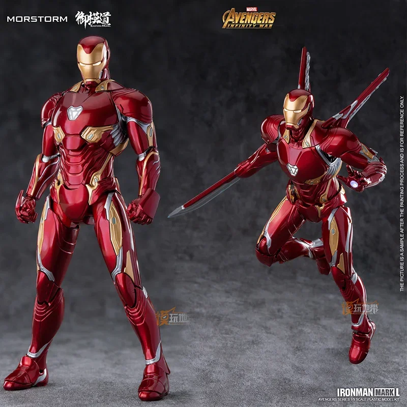 

Новинка, оригинальная экшн-фигурка Morstorm E-Model Iron Man Mk50 Deluxe Edition, искусственных элементов, статуэтка в подарок