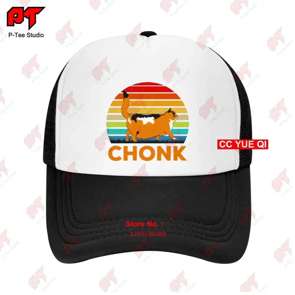 Cat Chonk Cat Kitties Graphic Baseball Caps Truck Cap BVNQ