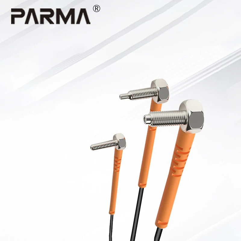 M4 Optical fiber sensor, diffuse reflection, through-beam coaxial probe sensor, optical fiber amplifier wire, convex needle