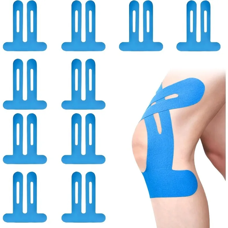 

PreCut Kinesiotape, 10-шт. Кинезиологическая лента, Kinesiotape Коленная повязка для защиты колена Дружественные Kinesiotapes, предварительно вырезанные, эластичные
