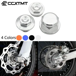 CNC Front Wheel Lock Nut Bolt Rear Chain Adjuster Axle Block Wheel Axle Nut Cocer For KTM EXC EXCF XC XCF XCW SX SXF 85-530 2022