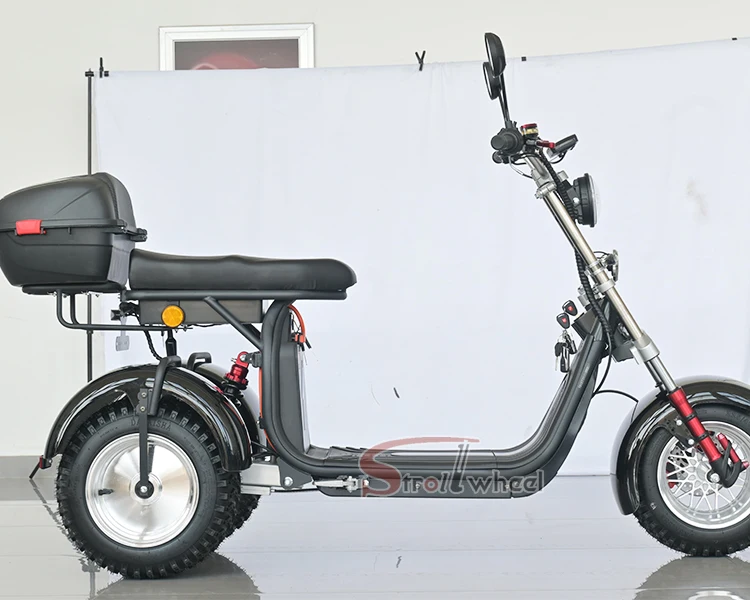 Germany Warehouse CP-7 4000W Electric Motorcycles Electric Chopper Motorcycle 3 Wheel Electric Scooter Trike with Swinging Axle