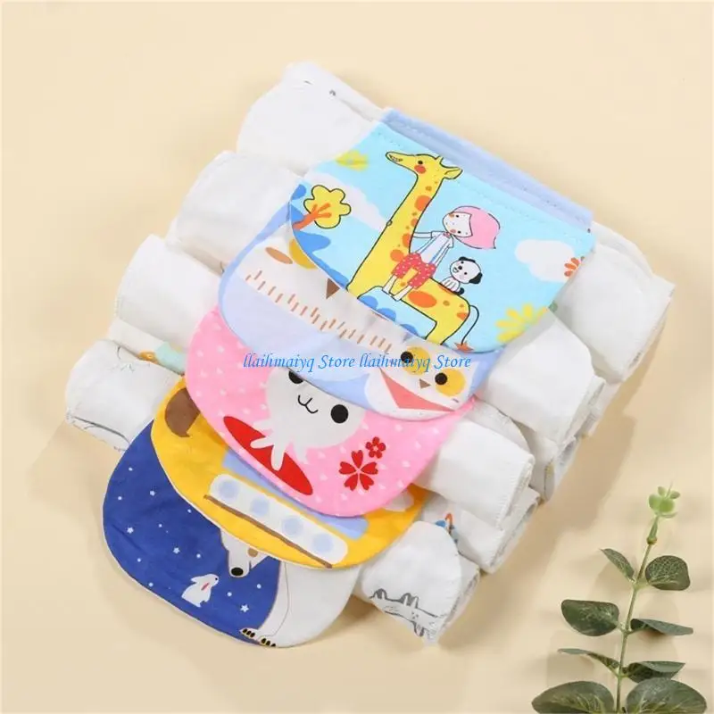 573B コットンフェイスタオル 新生児用 汗取りタオル ベビーレジストリに最適