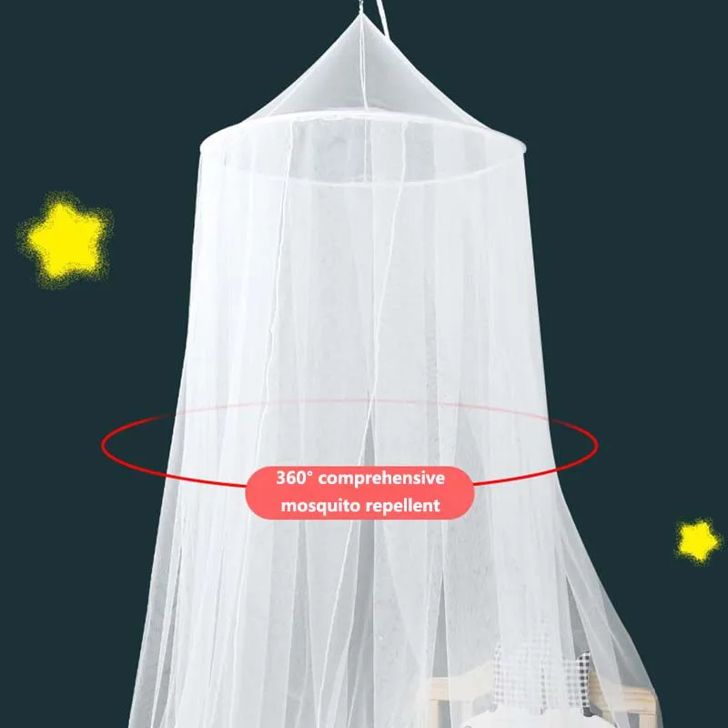 Baby Bed Mosquito Net Kids Outdoor Mosquito Nets Canopy Cradle Cribs Bed Mesh Insect Control Portable Baby Bed Sky Room Decor