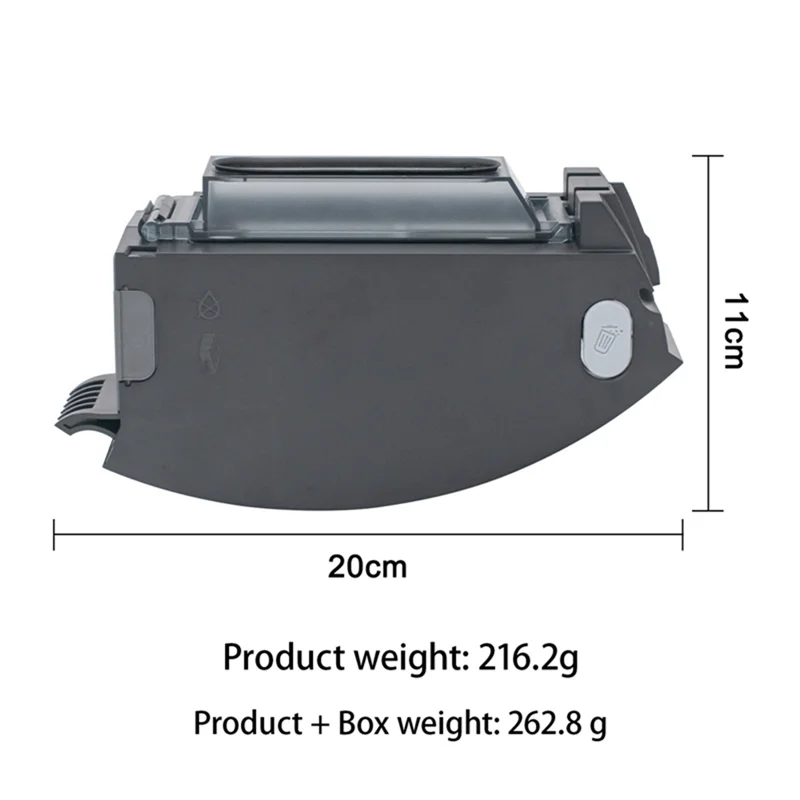 청소 로봇 액세서리에 적합한 먼지 상자 부품 I7 I7 + E5 E6 I3 I5 필터 먼지 상자 쓰레기통 쓰레기통