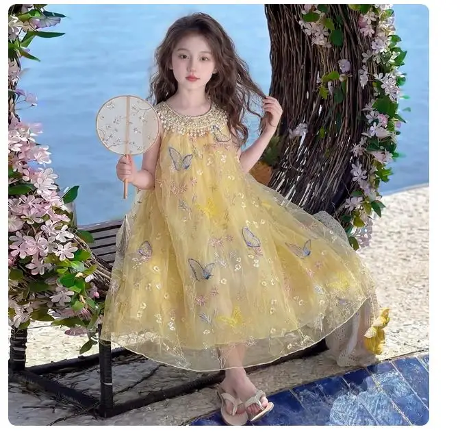 Butterfly wings Fairy gauze dress