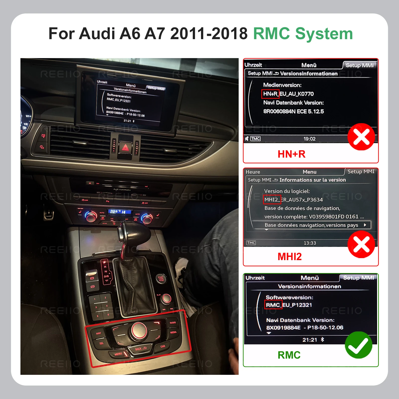Draadloze CarPlay voor Audi A1 A3 A4 A5 A6 A7 A8 Q2 Q3 Q7 Android Auto met AirPlay Mirror Link Car Play functies BT module GPS