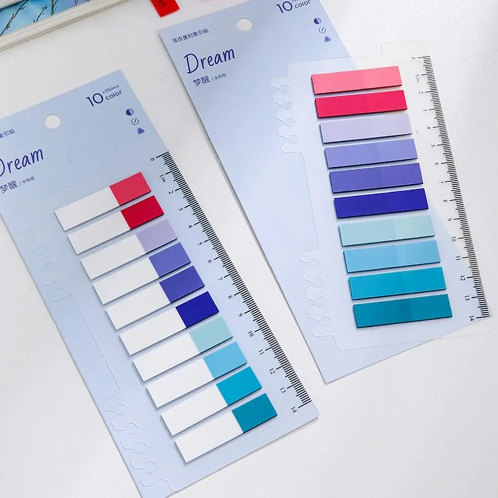 High Quality 4Bag Colorful Novelty Label Bookmark Office Supplies Key Points Paster Sticker Sticky Notes Memo Pad Index Flags