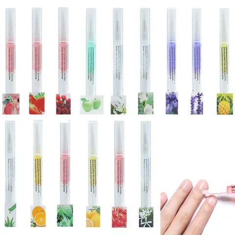 Bilashmart 60pcs 큐티클오일 Cuticle Oil Nail Care Nutrition Oil Pen Nails Repair Hand Cuticle Manicure Treatment Nail Salon Gift For Girls