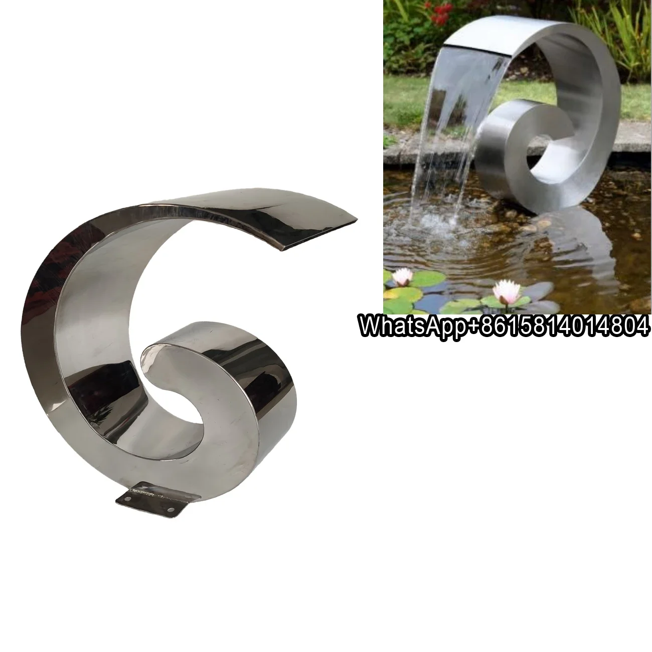 

Swimming pool spa equipment/Stainless steel garden waterfall fountain/Water curtain/Sauna Massage nozzle