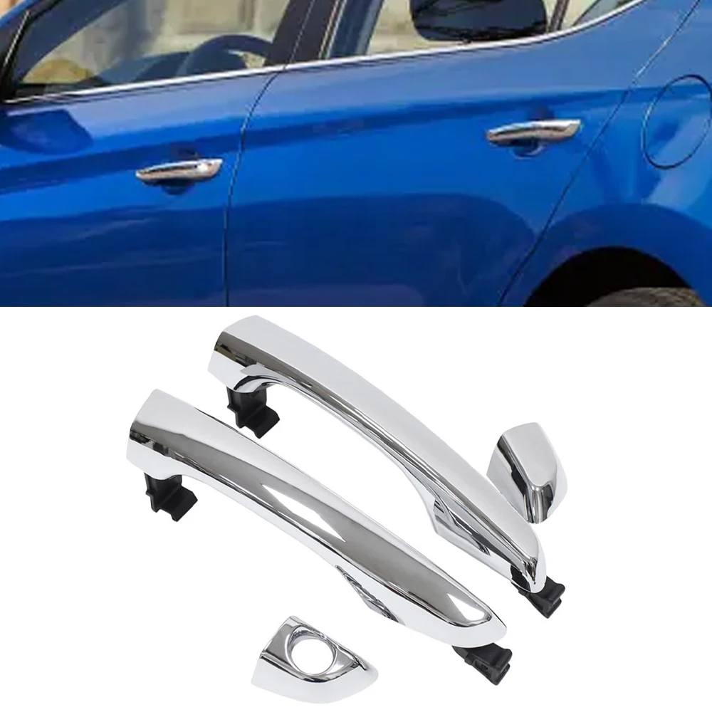 

Suitable for Hyundai Elantra 2015-2020 front rear left right Chrome Exterior Door Handle 82651-F2020 82652-F2020