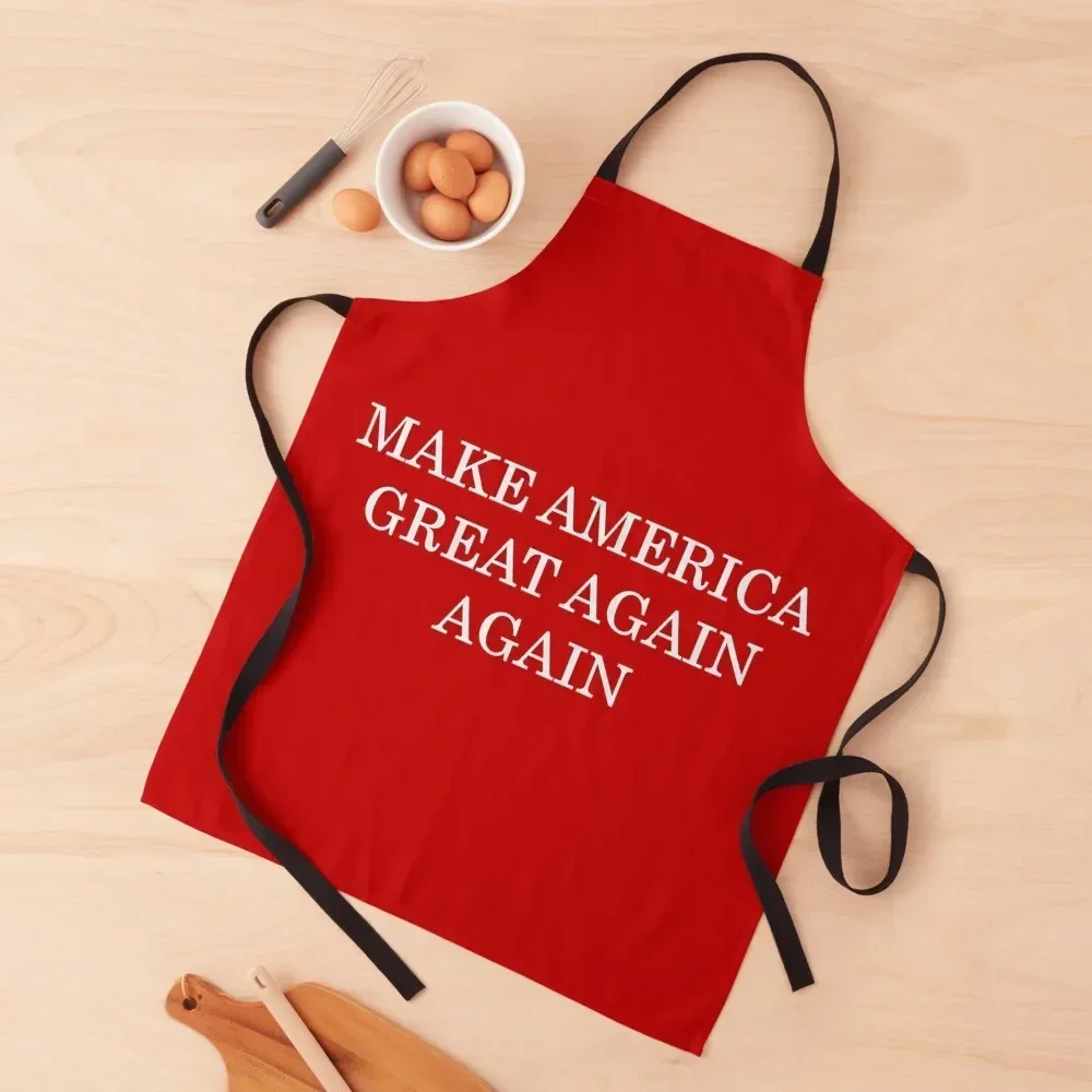 

Make America Great Again Again Apron Children'S kitchen gadgets Chef Uniform Apron